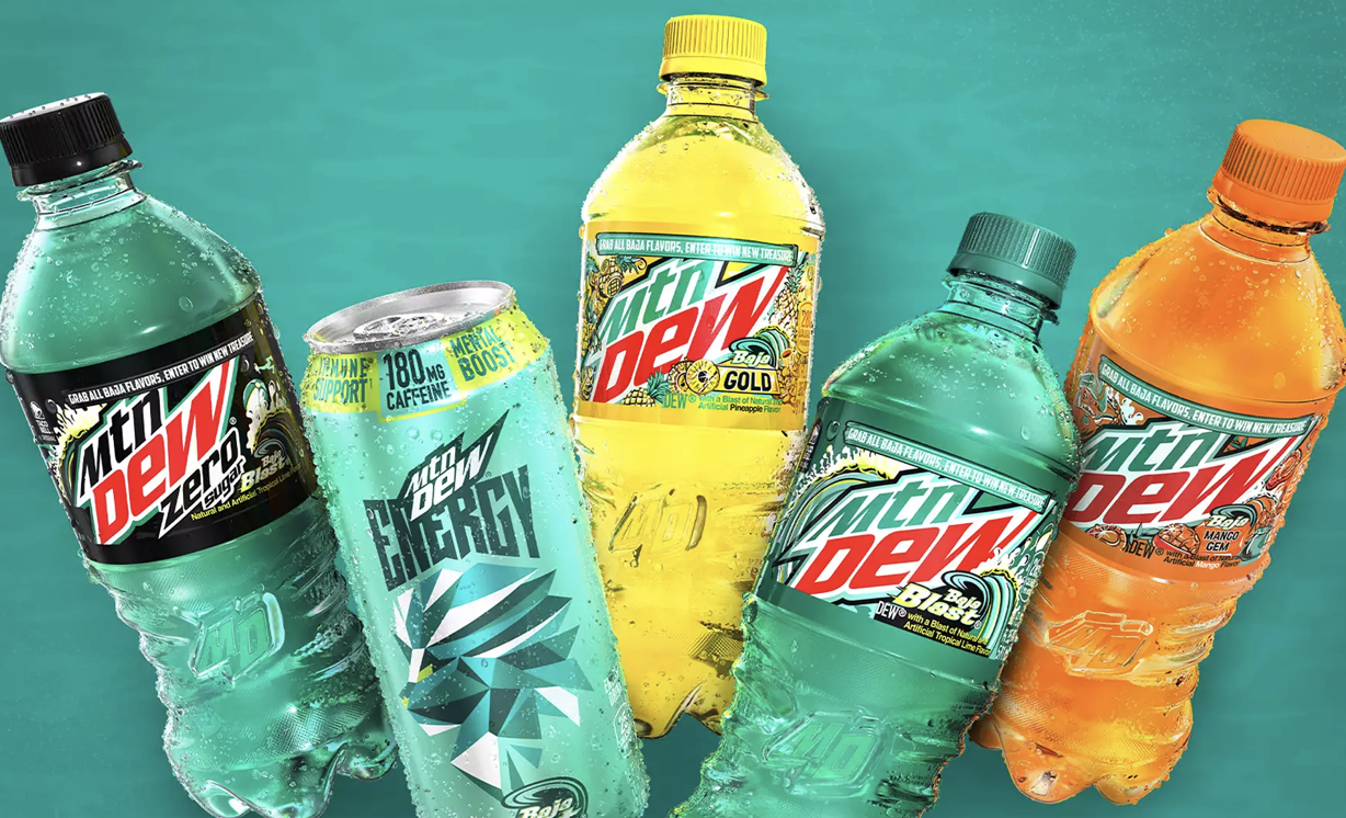 See Mtn Dew's Four Far-Out New Flavors