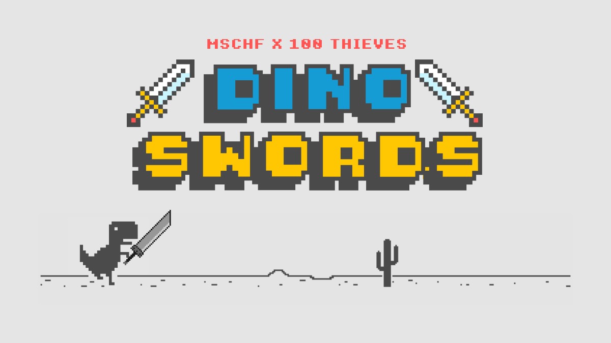 google dino swords game